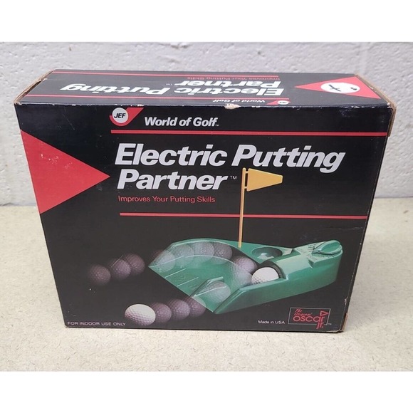 World Of Golf Electric Putting Partner W/ Ball Return Putting Aid Oscar Jr works - Picture 3 of 5